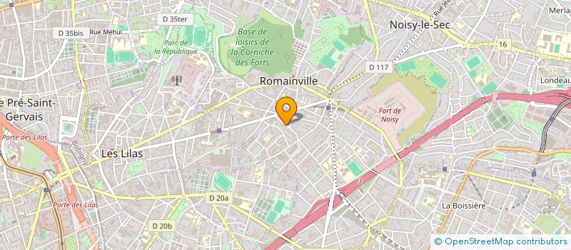 localisation de l'entreprise MONSIEUR HATEM HRAIMI à ROMAINVILLE