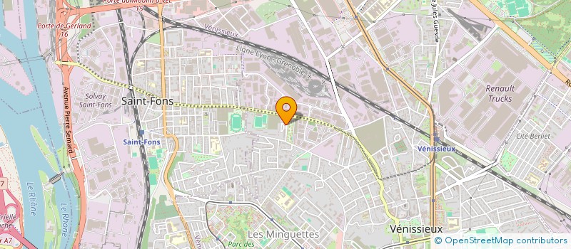 localisation de l'entreprise MONSIEUR HATEM JABRI  VENISSIEUX