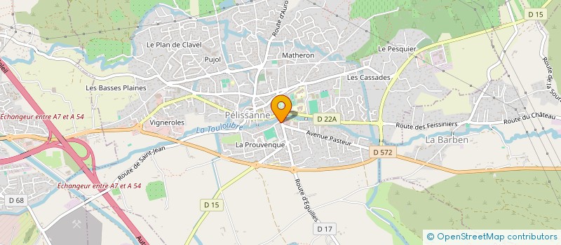 localisation de l'entreprise MONSIEUR HATEM JEBALI à PELISSANNE