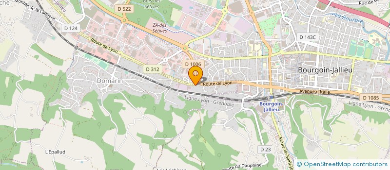 localisation de l'entreprise MONSIEUR HATEM KARMAOUI à BOURGOIN-JALLIEU