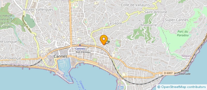 localisation de l'entreprise MONSIEUR HATEM KARMOUS à CANNES