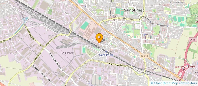 localisation de l'entreprise MONSIEUR HATEM KOHI  SAINT-PRIEST