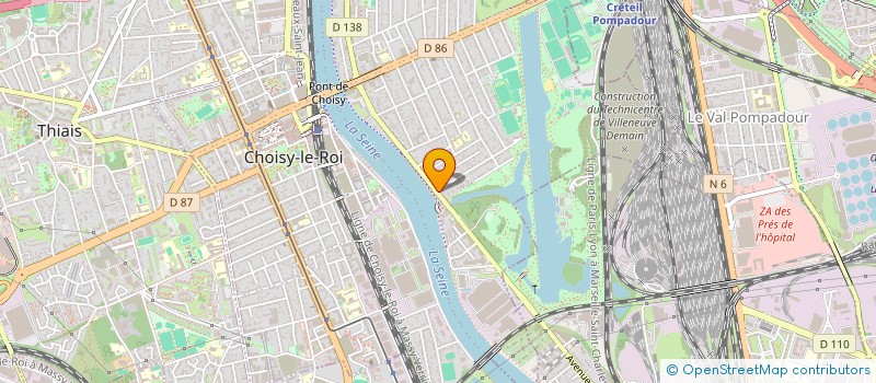 localisation de l'entreprise MONSIEUR HATEM LAHMADI à CHOISY-LE-ROI