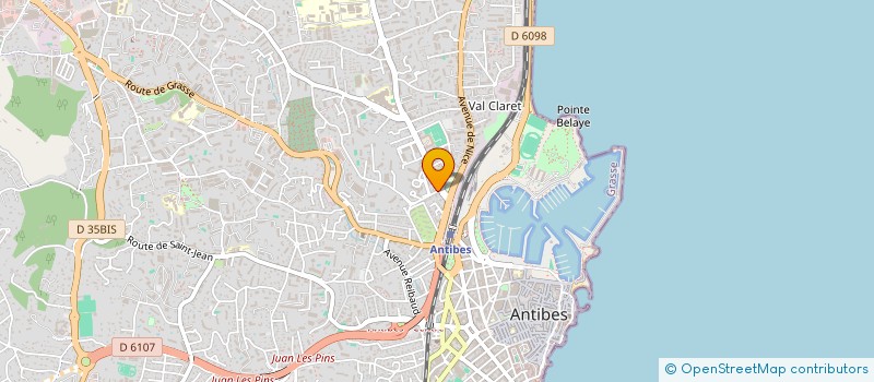 localisation de l'entreprise MONSIEUR HATEM LARAFA à ANTIBES