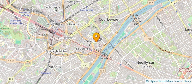 localisation de l'entreprise MONSIEUR HATEM MAZNI à COURBEVOIE