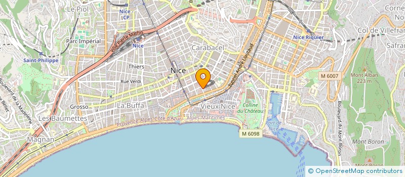 localisation de l'entreprise MONSIEUR HATEM MIMOUNA à NICE
