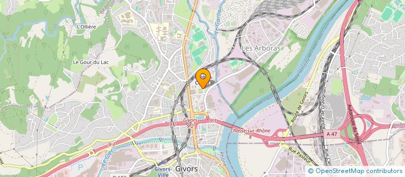 localisation de l'entreprise MONSIEUR HATEM NAFOUTI à GIVORS
