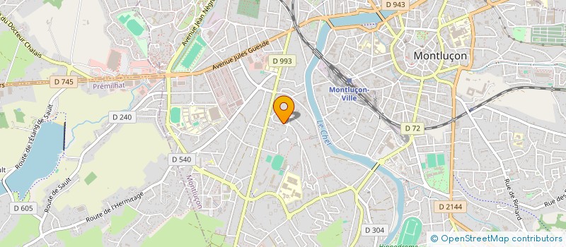 localisation de l'entreprise MONSIEUR HATEM ZAAFRANE à MONTLUCON