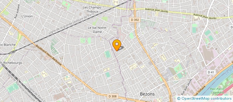 localisation de l'entreprise MONSIEUR HATEME BACCOUCHE à BEZONS