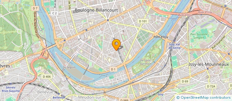 localisation de l'entreprise MONSIEUR HATIM AIDOUNI à BOULOGNE-BILLANCOURT