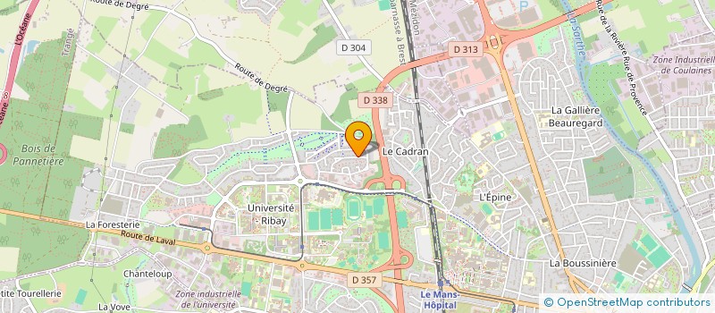 localisation de l'entreprise MONSIEUR HATIM EL ALAOUI-EZ ZOUYN  LE MANS