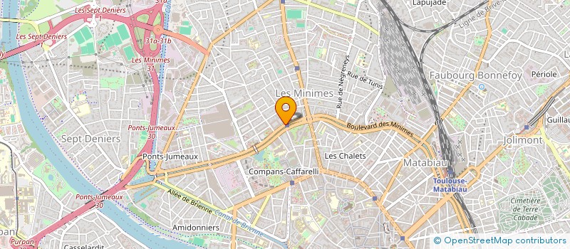 localisation de l'entreprise MONSIEUR HATIM EL OUDIAI  TOULOUSE