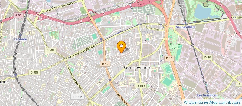 localisation de l'entreprise MONSIEUR HATIM KACEM à GENNEVILLIERS