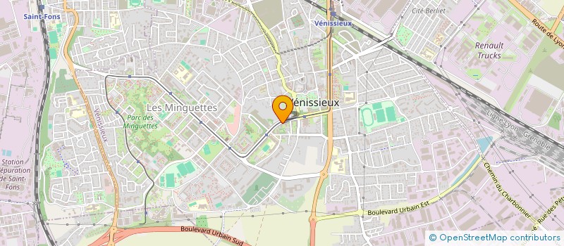 localisation de l'entreprise MONSIEUR HATIM LAADOUA  VENISSIEUX