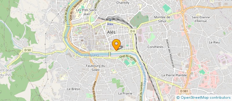 localisation de l'entreprise MONSIEUR HATIM LAMARTI  ALES