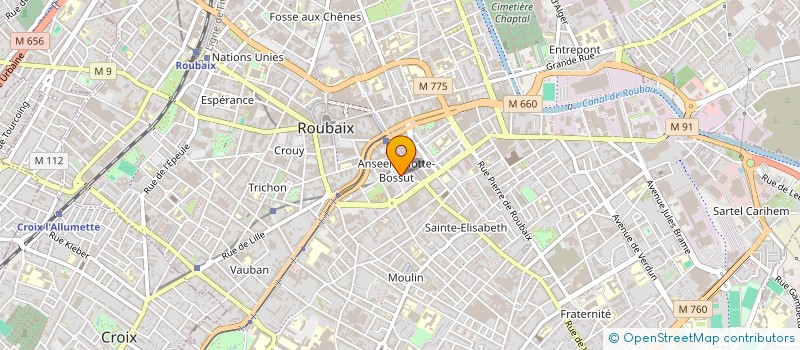 localisation de l'entreprise MONSIEUR HATIM MOUTTALIB à ROUBAIX