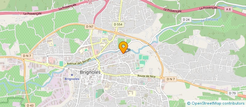 localisation de l'entreprise MONSIEUR HATIM OUADRHIRI  BRIGNOLES