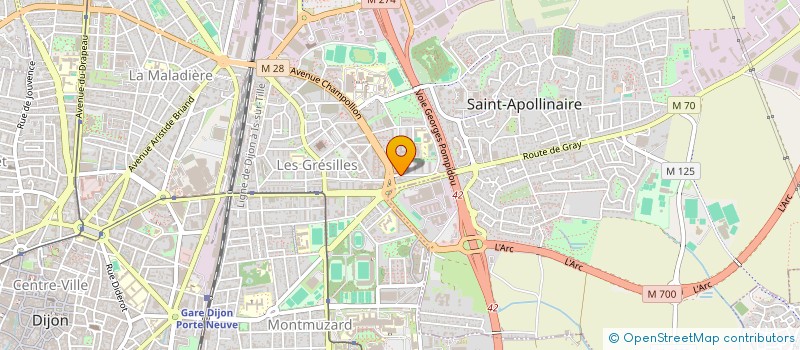 localisation de l'entreprise MONSIEUR HATIM SFENDLA  DIJON