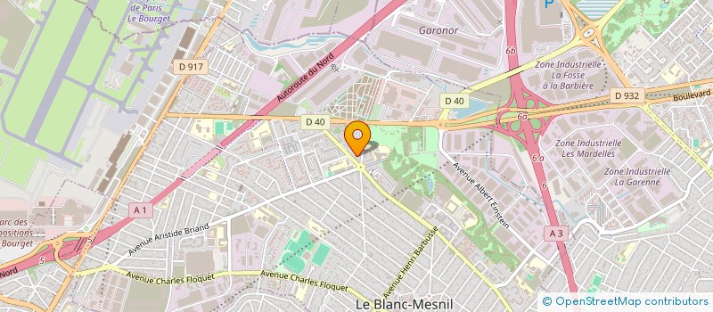 localisation de l'entreprise MONSIEUR HATUBE DJOUMOI à LE BLANC-MESNIL