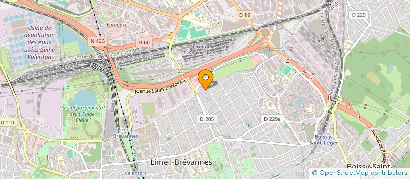 localisation de l'entreprise MONSIEUR HAUSMAN SUBA KHAN  LIMEIL-BREVANNES