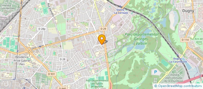 localisation de l'entreprise MONSIEUR HAVELLI VOVA-MAZEZA  STAINS