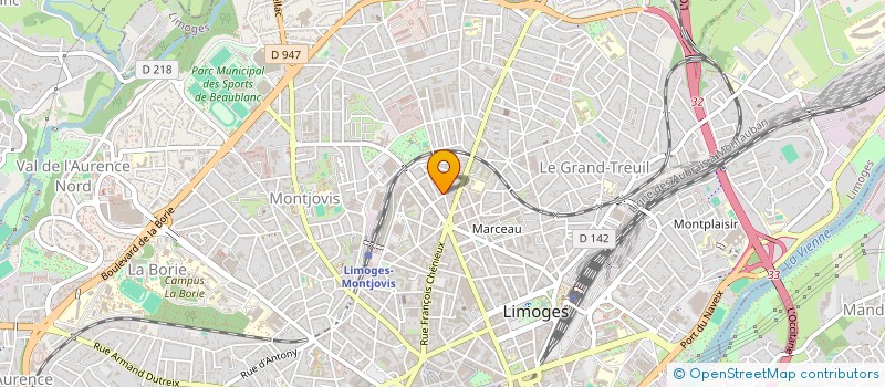 localisation de l'entreprise MONSIEUR HAYAT KHAN SAFI à LIMOGES