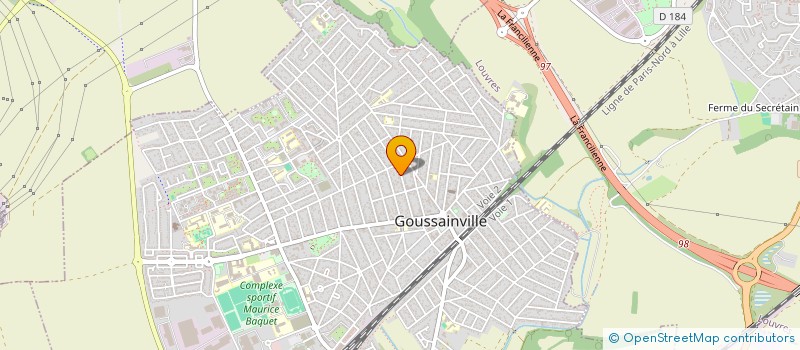 localisation de l'entreprise MONSIEUR HAYAT SHAUKAT  GOUSSAINVILLE