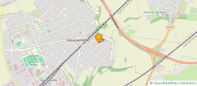 localisation de l'entreprise MONSIEUR HAYATI SESLI  GOUSSAINVILLE