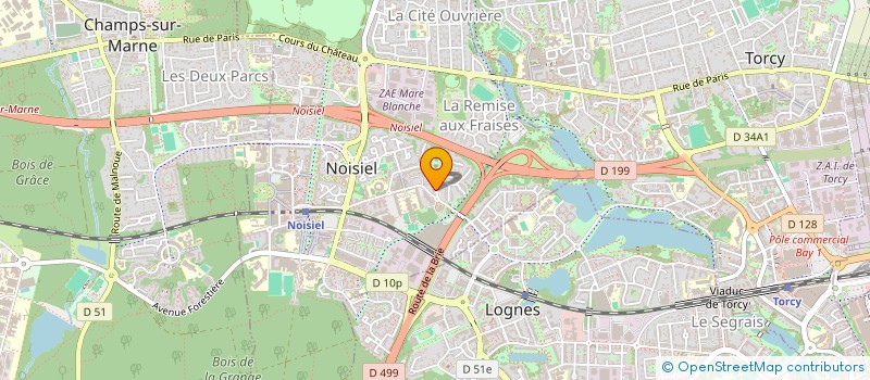 localisation de l'entreprise MONSIEUR HAYATULLAH AHMADZAI  NOISIEL