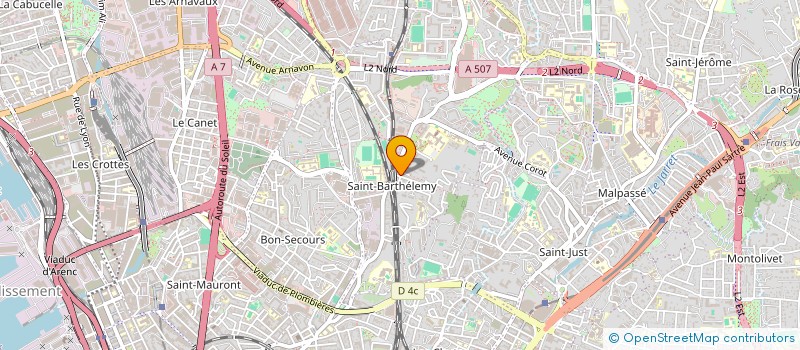 localisation de l'entreprise MONSIEUR HAYDAR BOUBEKEUR REBIHA HAYDAR  MARSEILLE