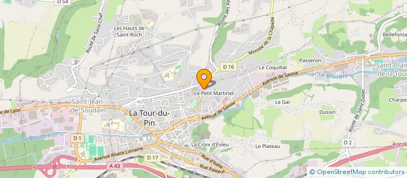 localisation de l'entreprise MONSIEUR HAYDAR ERKOC  SAINT-CLAIR-DE-LA-TOUR