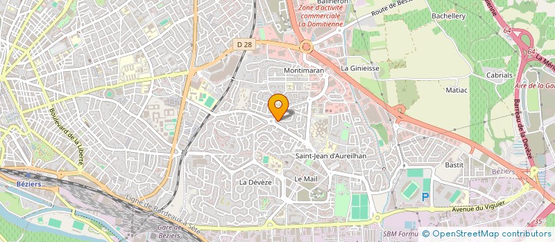 localisation de l'entreprise MONSIEUR HAYDAR ONER  BEZIERS