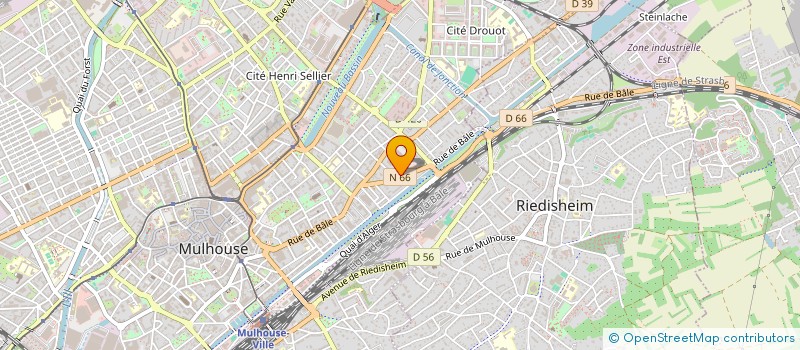 localisation de l'entreprise MONSIEUR HAYDAR SALMAN  MULHOUSE