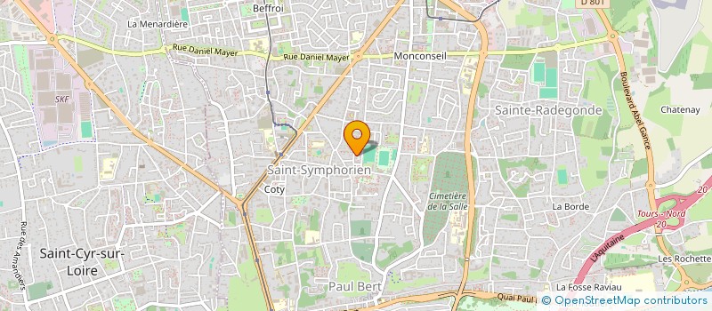 localisation de l'entreprise MONSIEUR HAYDER ALHAMD  TOURS