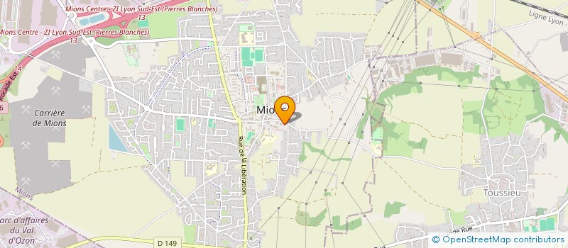 localisation de l'entreprise MONSIEUR HAYDER GARBEYA  MIONS