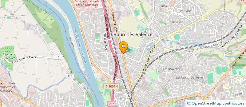 localisation de l'entreprise MONSIEUR HAYK AZIZYAN  BOURG-LES-VALENCE