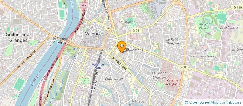 localisation de l'entreprise MONSIEUR HAYK MALKHASYAN à VALENCE