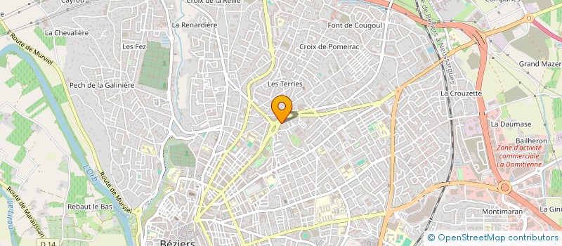 localisation de l'entreprise MONSIEUR HAYK MARGARYAN  BEZIERS