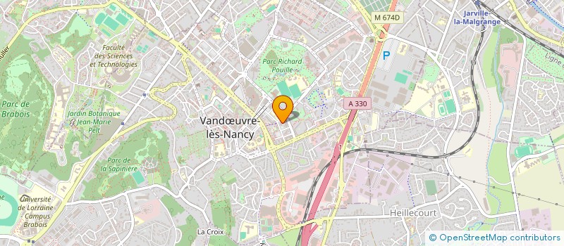 localisation de l'entreprise MONSIEUR HAYK TARVERDYAN  VANDUVRE-LES-NANCY