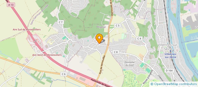 localisation de l'entreprise MONSIEUR HAYKEL ALLOUCHE  ORGEVAL