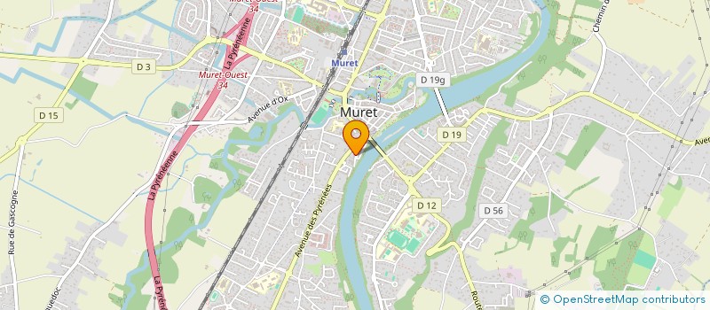 localisation de l'entreprise MONSIEUR HAYKEL BENTAIEB  MURET