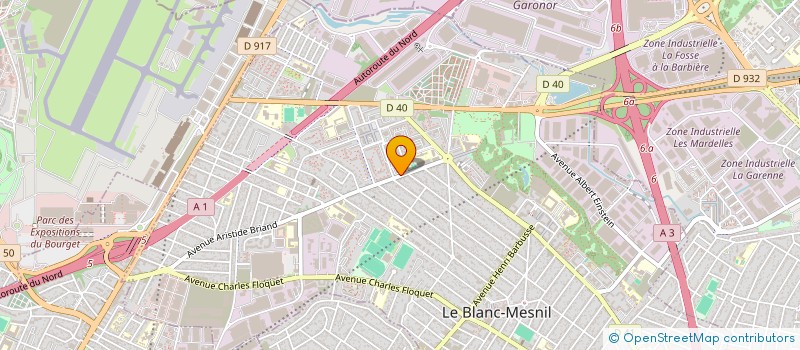 localisation de l'entreprise MONSIEUR HAYKEL KEDIDI  LE BLANC-MESNIL