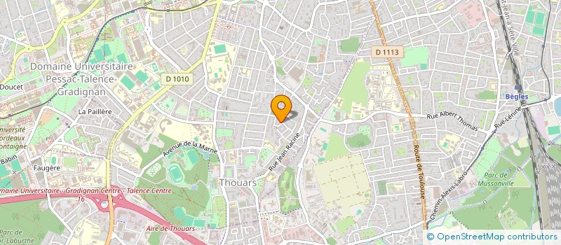 localisation de l'entreprise MONSIEUR HAYKEL-NILS BEN ROMDHANE  TALENCE