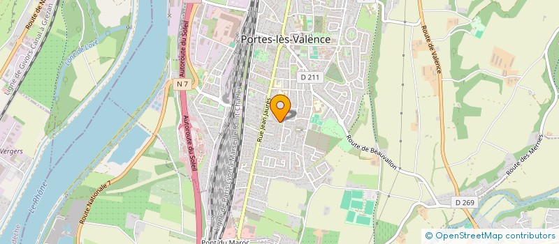 localisation de l'entreprise MONSIEUR HAYMEN AKOUBI  PORTES-LES-VALENCE