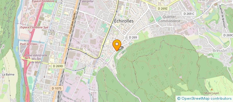 localisation de l'entreprise MONSIEUR HAYRETIN KARATAS  ECHIROLLES