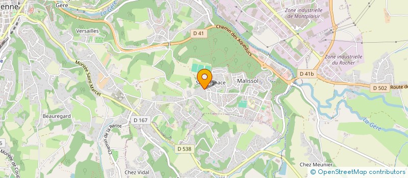 localisation de l'entreprise MONSIEUR HAYRETTIN DURAKSAHIN à VIENNE