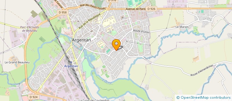 localisation de l'entreprise MONSIEUR HAYRI TOKAT  ARGENTAN