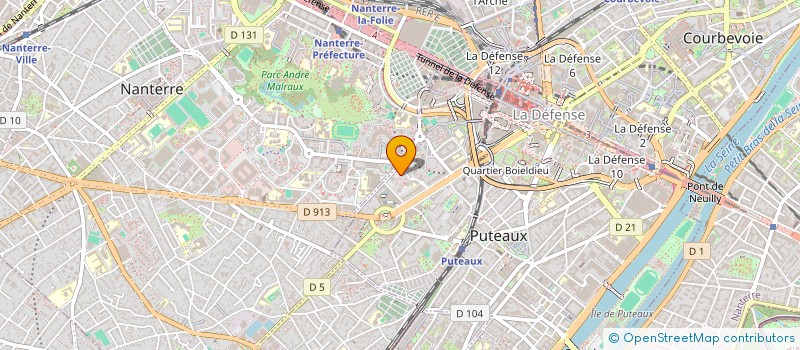 localisation de l'entreprise MONSIEUR HAYTAM BOUCHAMA  PUTEAUX