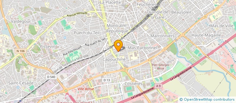 localisation de l'entreprise MONSIEUR HAYTAM HOUSSAINI  GAJAN