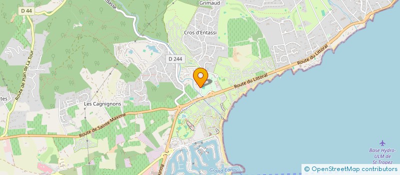 localisation de l'entreprise MONSIEUR HAYTAM SADEQ  GRIMAUD